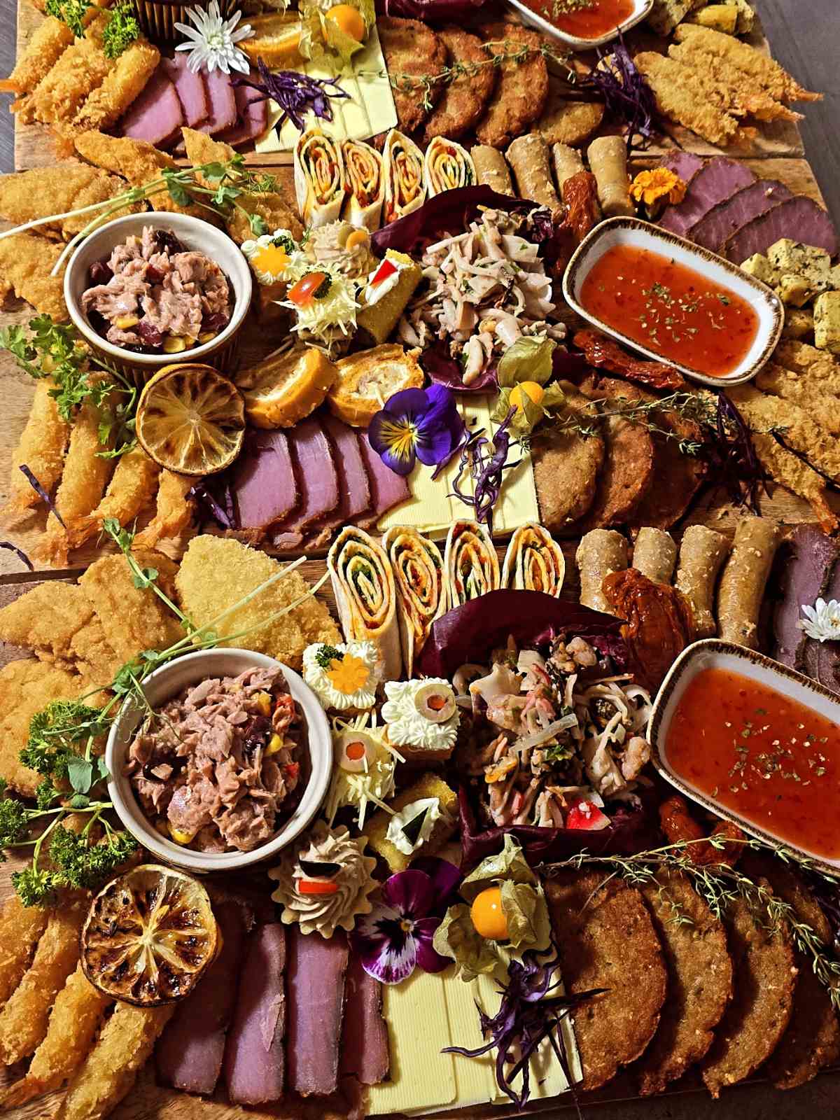 Detalji hrane za premium događaj